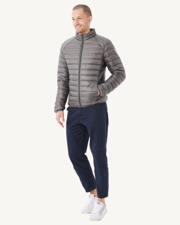 Anthracite Lightweight Down Jacket Mat Jott UK