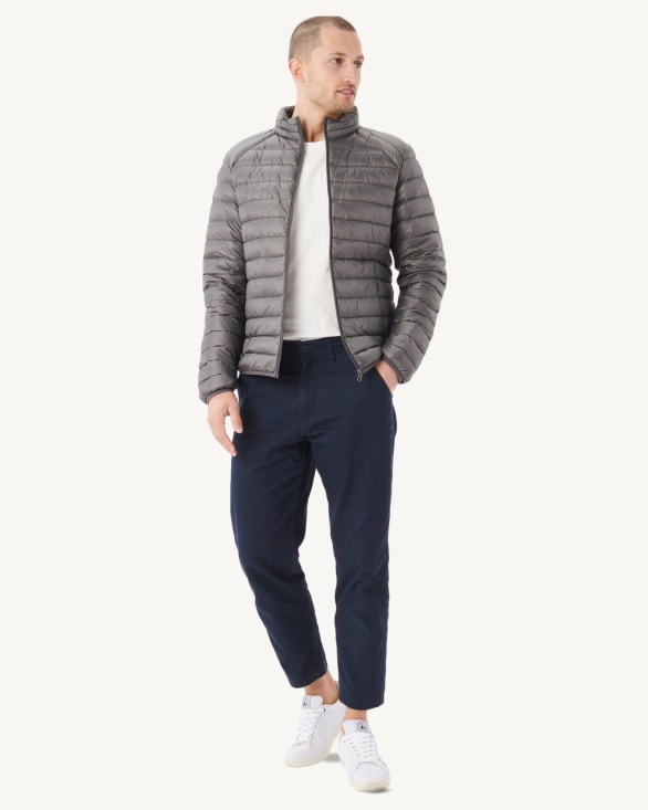 Anthracite Lightweight Down Jacket Mat Jott UK