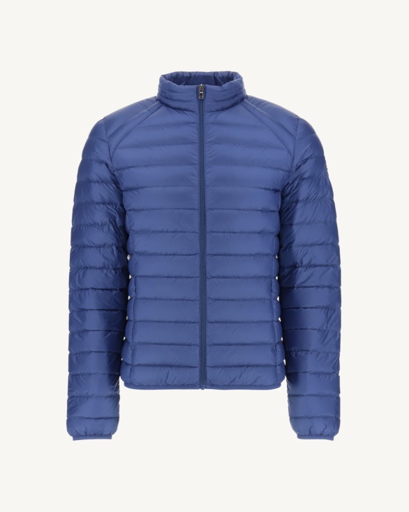 Dark Denim Lightweight Down Jacket Mat Jott UK