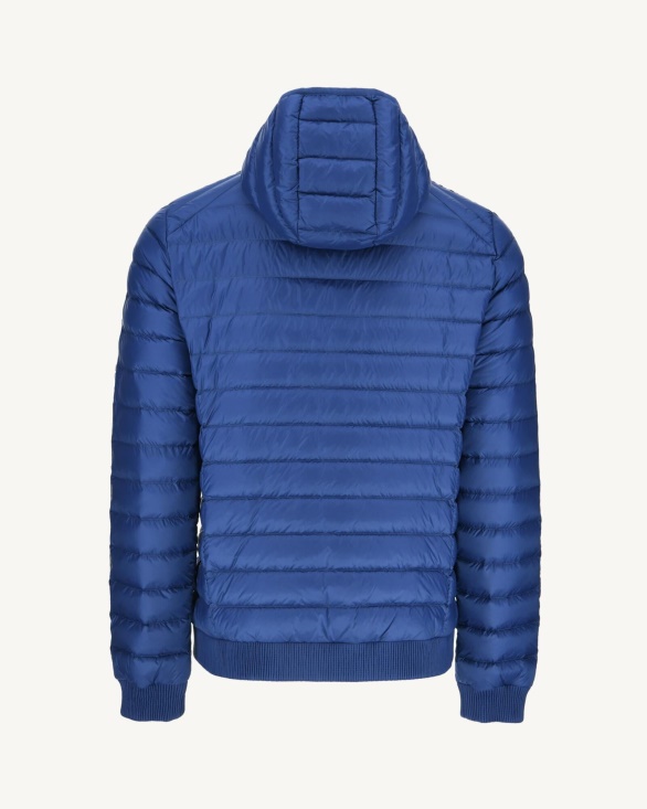 Jott UK Dark Denim Hooded Down Jacket Colin