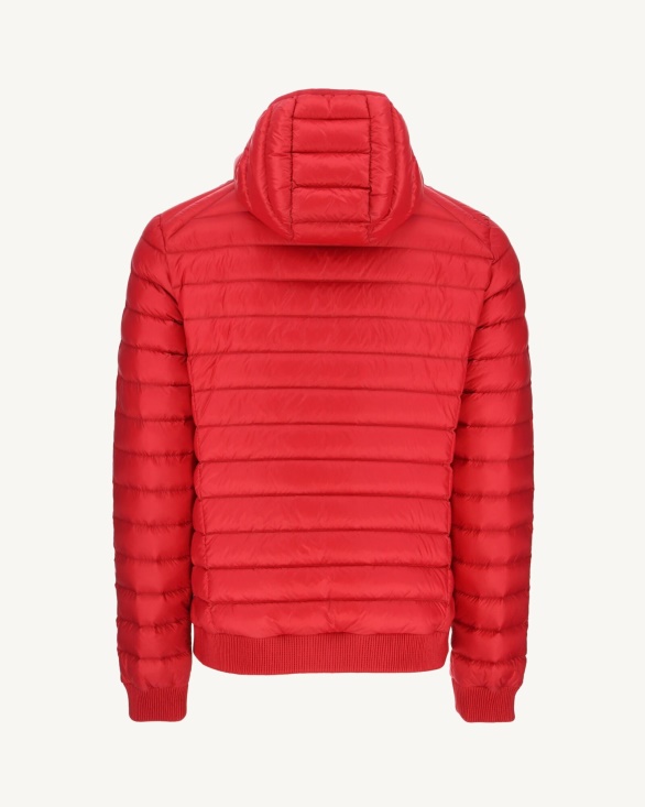 Red Hooded Down Jacket Colin Jott UK