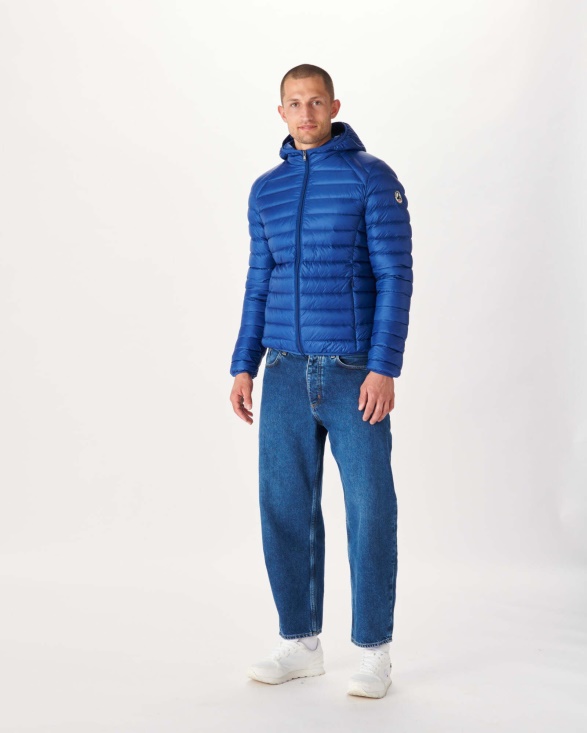 Jott UK Dark Denim Lightweight Down Jacket Nico