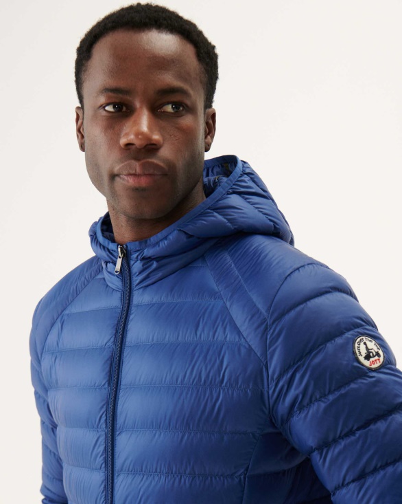Jott UK Dark Denim Lightweight Down Jacket Nico