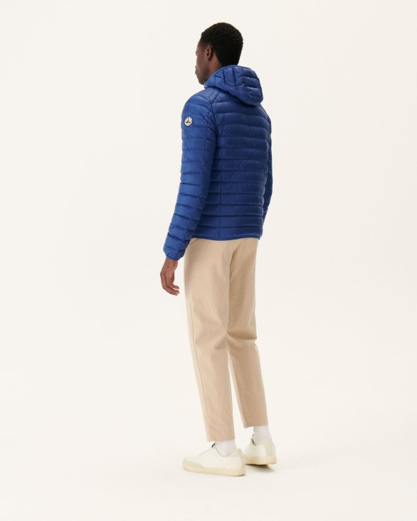 Jott UK Dark Denim Lightweight Down Jacket Nico