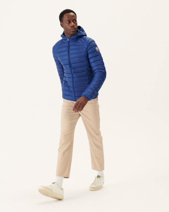 Jott UK Dark Denim Lightweight Down Jacket Nico