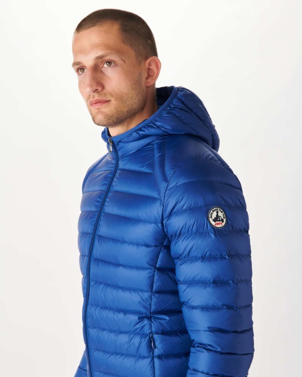 Jott UK Dark Denim Lightweight Down Jacket Nico