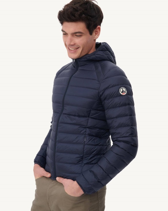 Jott UK Navy Lightweight Down Jacket Nico