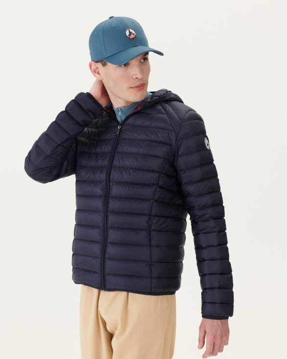 Jott UK Navy Lightweight Down Jacket Nico