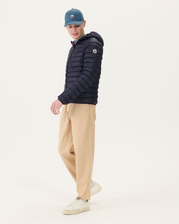 Jott UK Navy Lightweight Down Jacket Nico