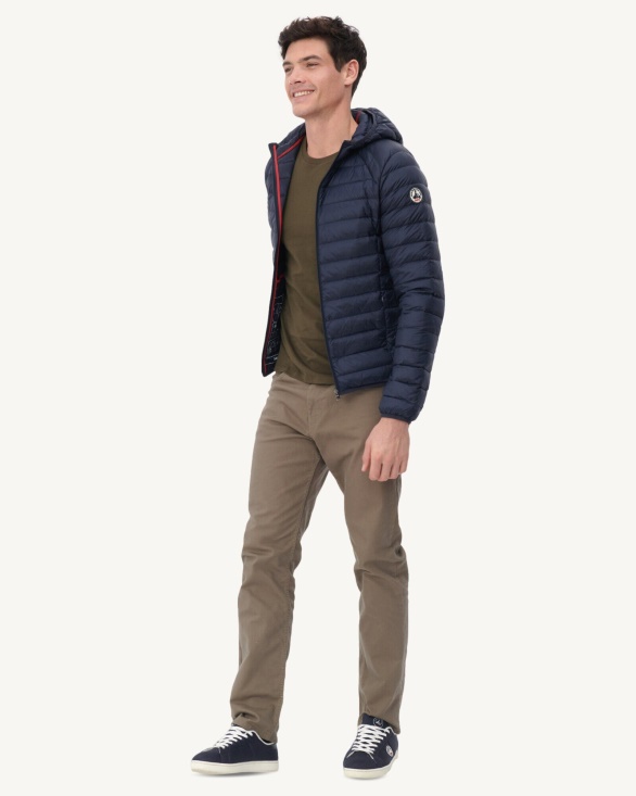 Jott UK Navy Lightweight Down Jacket Nico