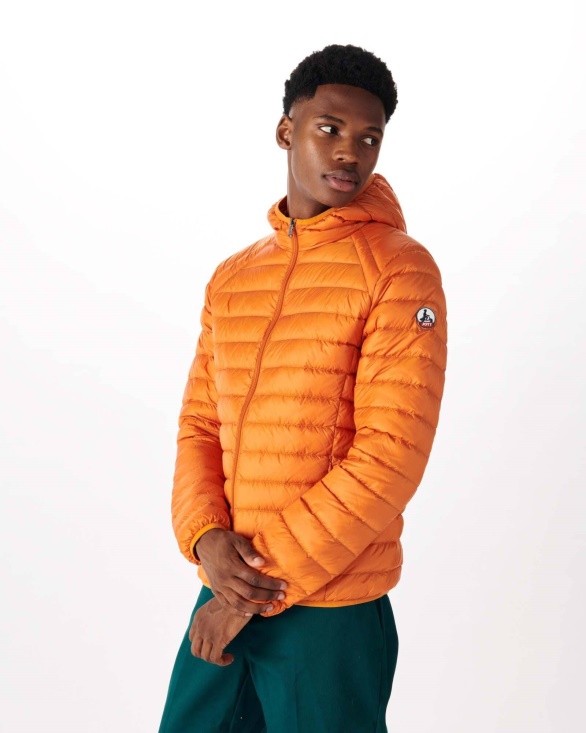 Orange Lightweight Down Jacket Nico Jott UK
