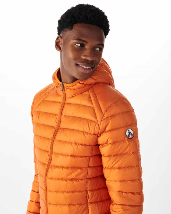 Orange Lightweight Down Jacket Nico Jott UK