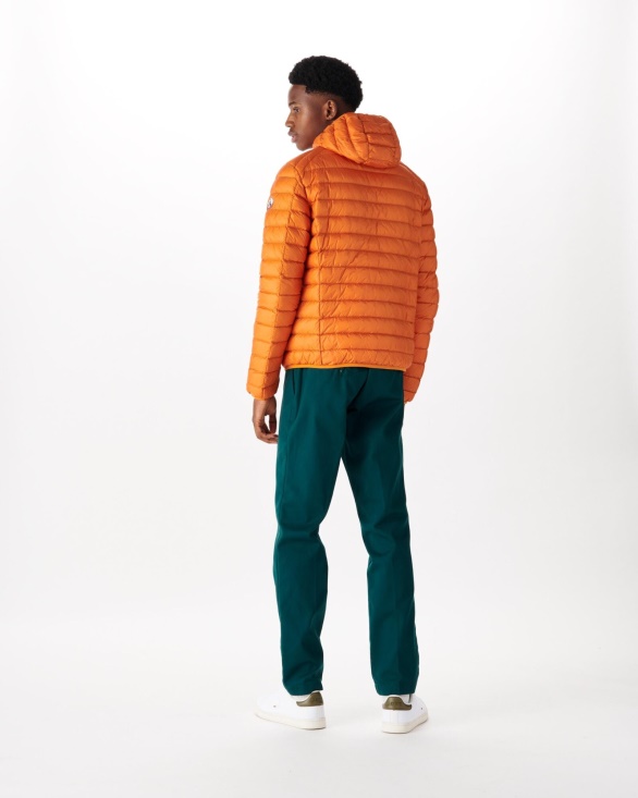 Orange Lightweight Down Jacket Nico Jott UK