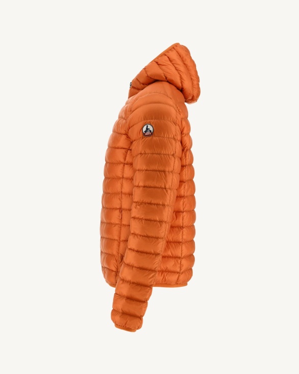 Orange Lightweight Down Jacket Nico Jott UK