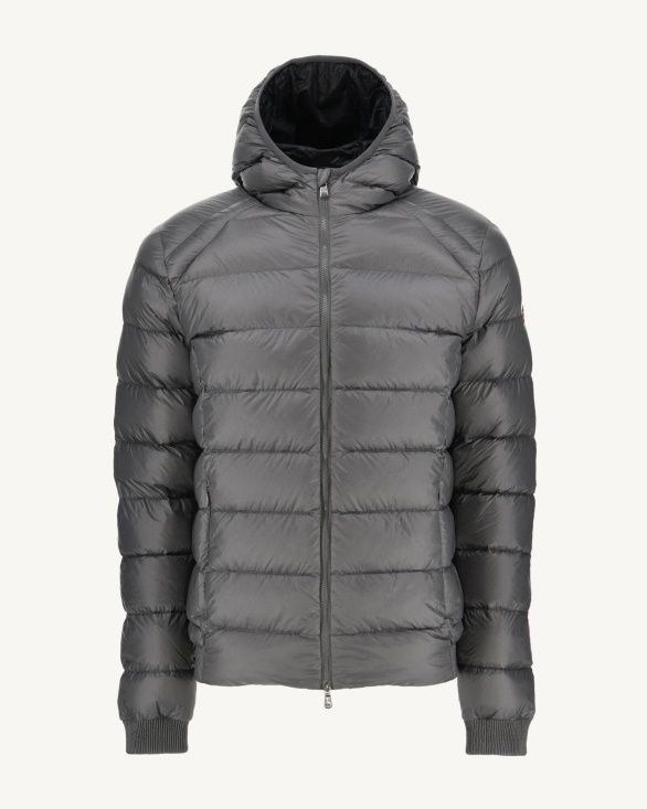 Jott UK Anthracite Hooded Down Jacket Nat