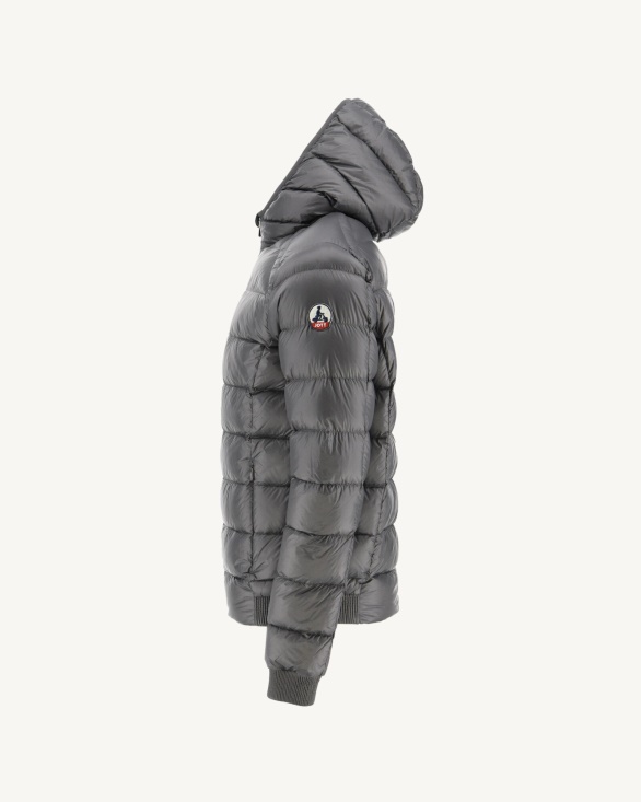 Jott UK Anthracite Hooded Down Jacket Nat