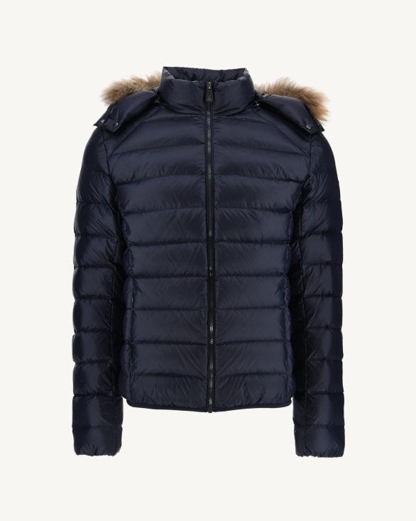 Jott UK Navy Warm Down Jacket Prestige