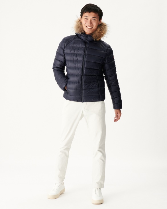 Jott UK Navy Warm Down Jacket Prestige