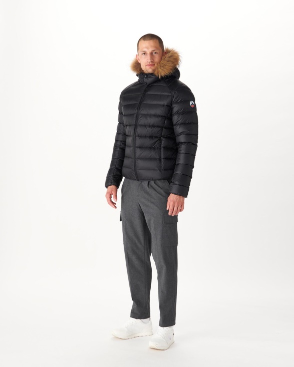 Black Warm Down Jacket Prestige Jott UK