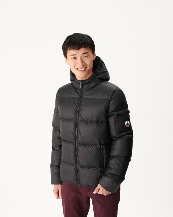 Jott UK Black Hooded Down Jacket Java