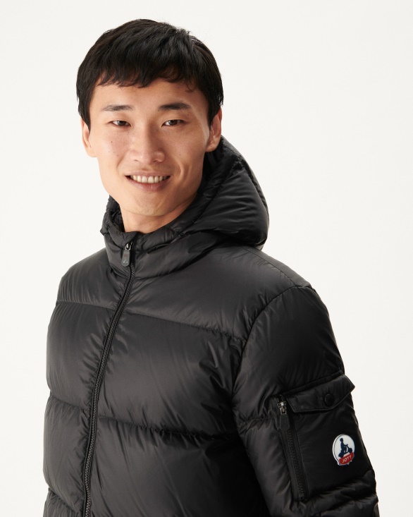 Jott UK Black Hooded Down Jacket Java