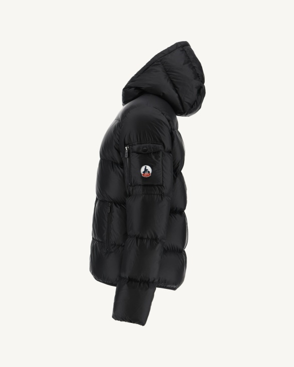Jott UK Black Hooded Down Jacket Java