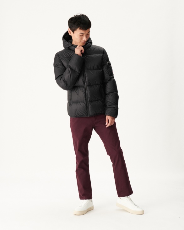 Jott UK Black Hooded Down Jacket Java