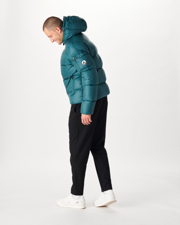 Jott UK Dark Green Hooded Down Jacket Java