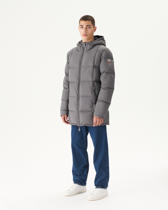 Jott UK Black/Anthracite Warm Hooded Down Jacket Toronto