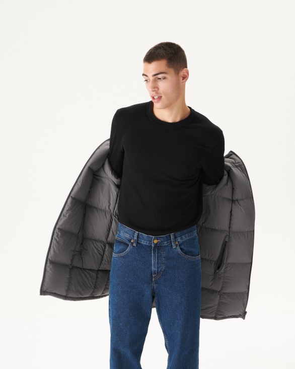 Jott UK Black/Anthracite Warm Hooded Down Jacket Toronto