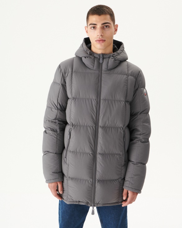 Jott UK Black/Anthracite Warm Hooded Down Jacket Toronto