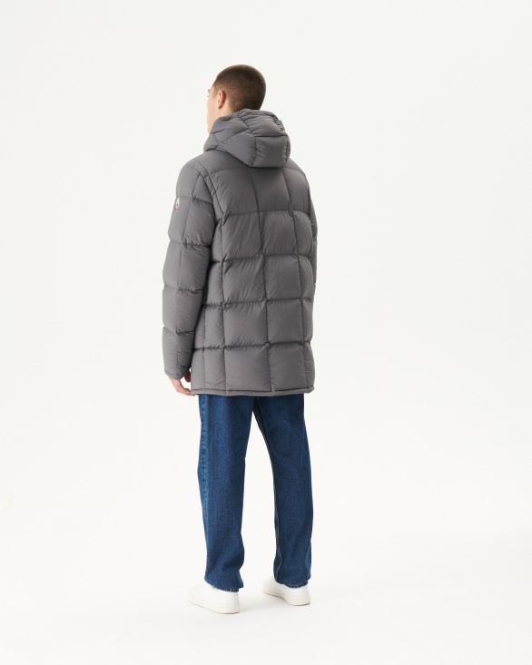 Jott UK Black/Anthracite Warm Hooded Down Jacket Toronto