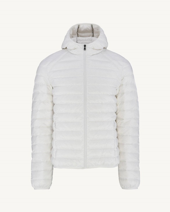 Jott UK White Lightweight Down Jacket Nico