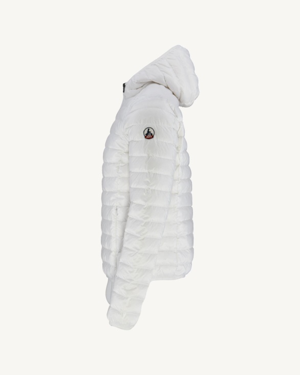 Jott UK White Lightweight Down Jacket Nico