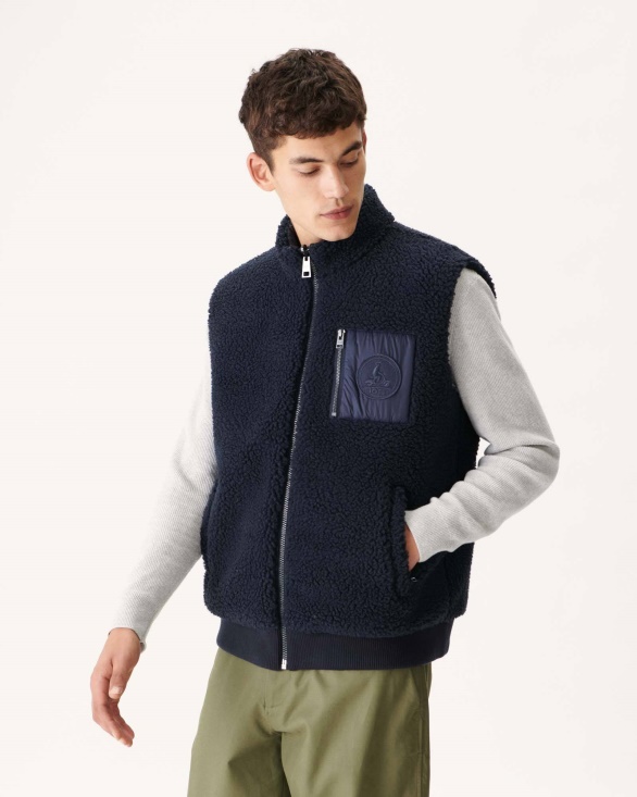 Jott UK Navy Reversible Sleevless Down Jacket Sami