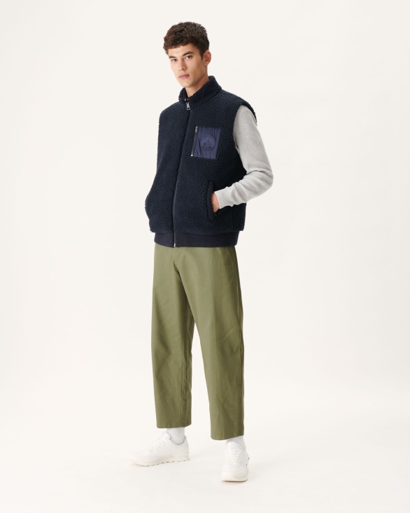Jott UK Navy Reversible Sleevless Down Jacket Sami