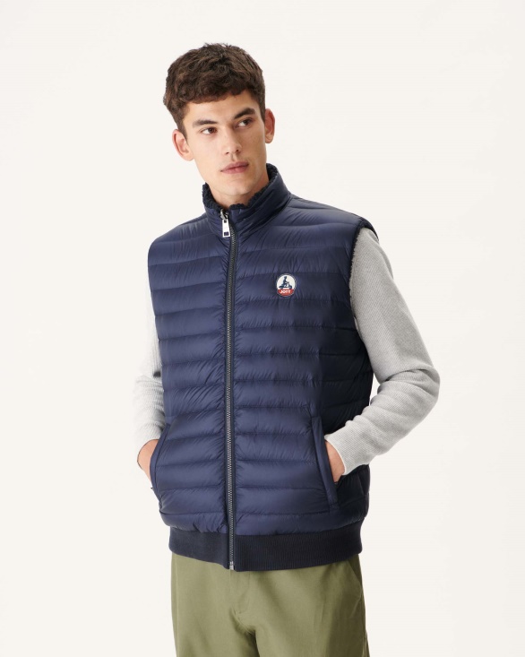 Jott UK Navy Reversible Sleevless Down Jacket Sami