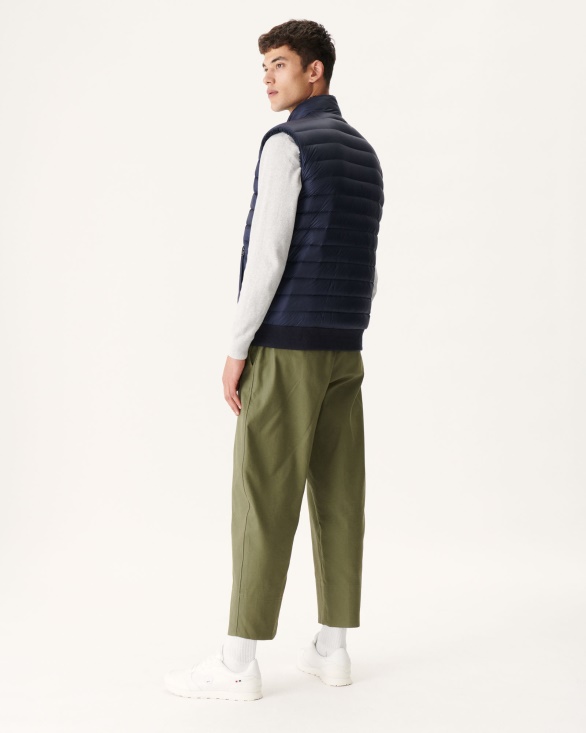 Jott UK Navy Reversible Sleevless Down Jacket Sami