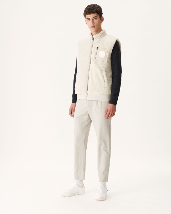 Natural Reversible Sleevless Down Jacket Sami Jott UK