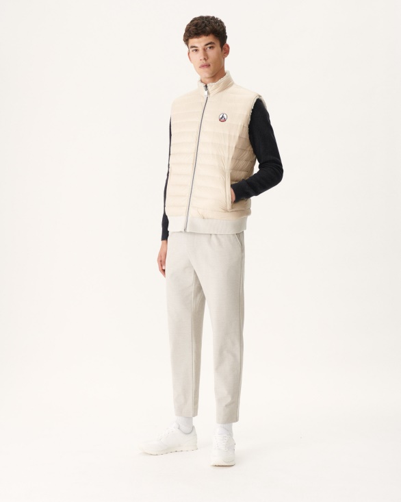 Natural Reversible Sleevless Down Jacket Sami Jott UK
