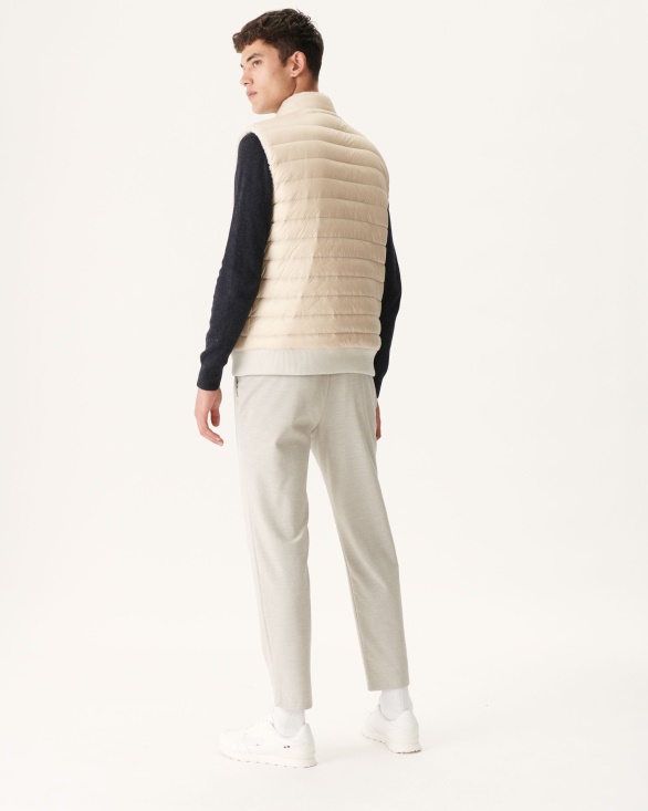 Natural Reversible Sleevless Down Jacket Sami Jott UK