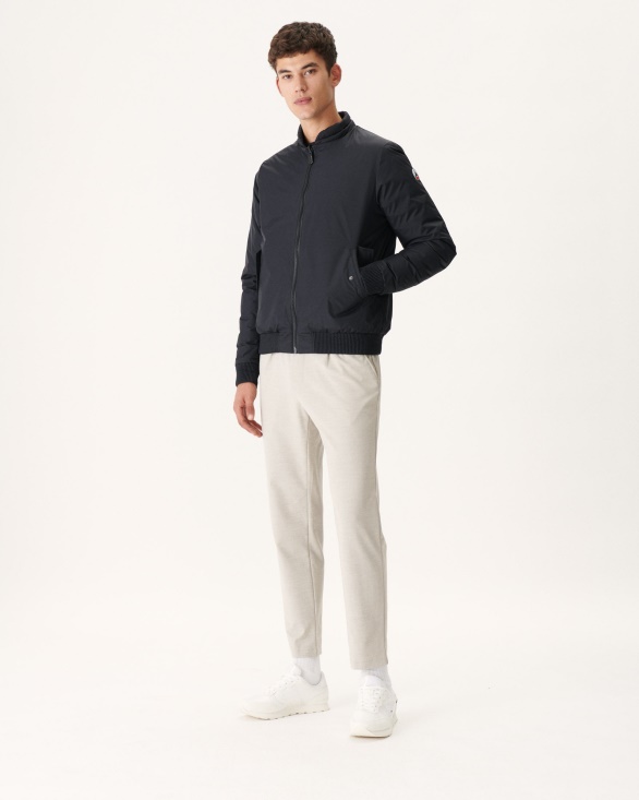 Jott UK Black/Beige Reversible Down Jacket Bombay