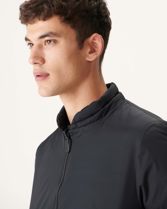 Jott UK Black/Beige Reversible Down Jacket Bombay