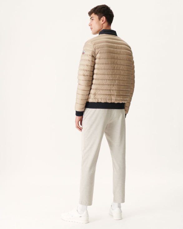 Jott UK Black/Beige Reversible Down Jacket Bombay
