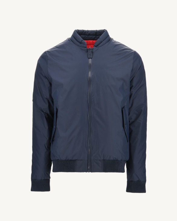 Navy Blue/Red Reversible Down Jacket Bombay Jott UK