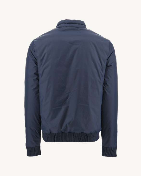 Navy Blue/Red Reversible Down Jacket Bombay Jott UK