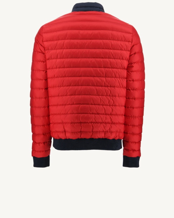Navy Blue/Red Reversible Down Jacket Bombay Jott UK