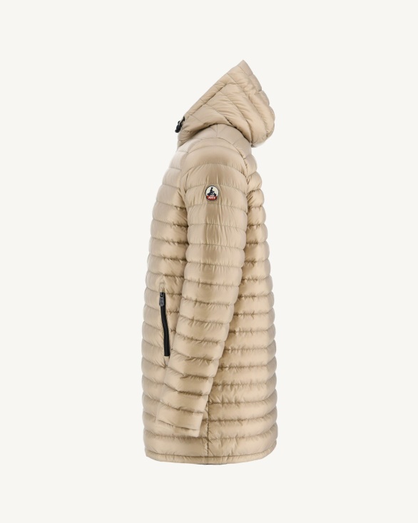 Black/Beige Reversible Light Puffer Jacket Amsterdam Jott UK