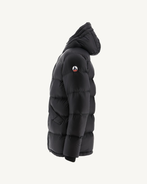 Jott UK Black Warm Hooded Down Jacket Dakhla