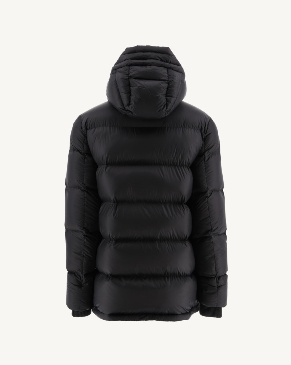 Jott UK Black Warm Hooded Down Jacket Dakhla